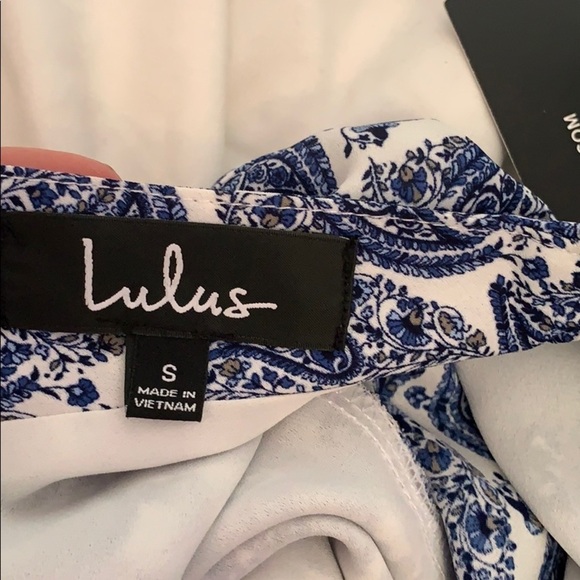 Lulu’s Taj Mahal Tour Blue Paisley Shift Dress NWT - Picture 9 of 9